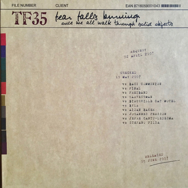 Fear Falls Burning - Once We All Walk Through Solid Objects