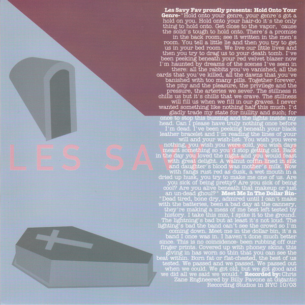 Les Savy Fav – Hold Onto Your Genre