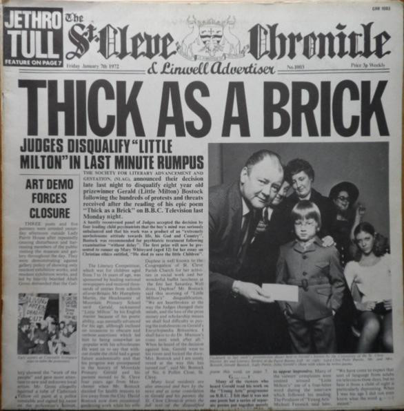 Jethro Tull - Thick As A Brick