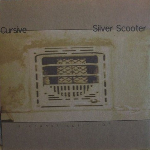 Silver Scooter/ Cursive - A Crank! Split 10"