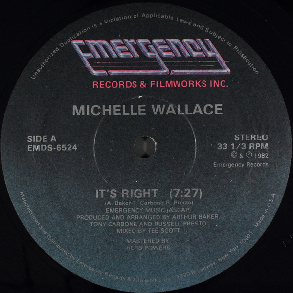 Michelle Wallace - It's Right