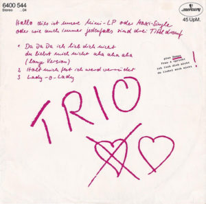 Trio - Da Da Da Ich Lieb Dich Nicht Du Liebst Mich Nicht Aha Aha Aha
