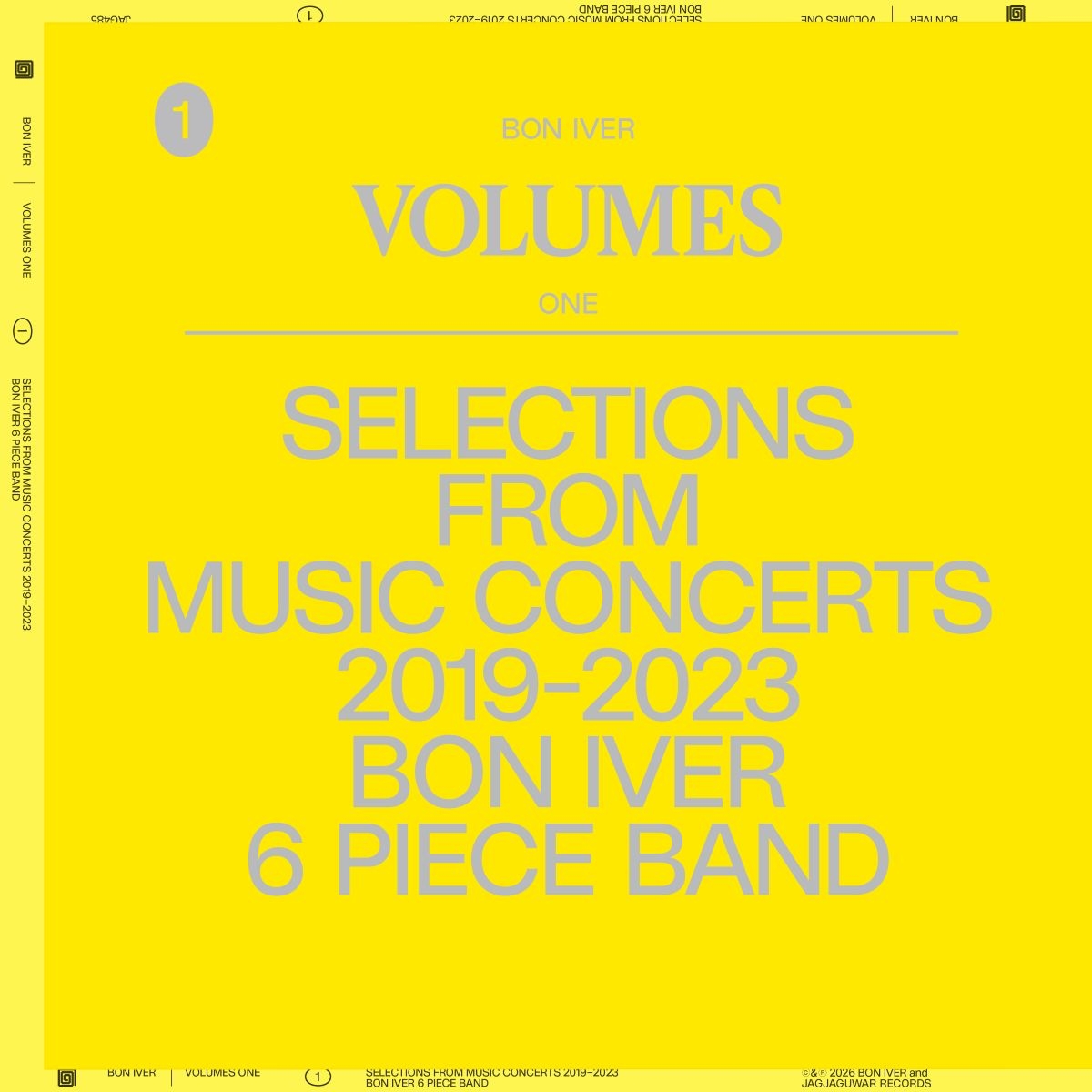 Bon Iver - Volumes: One "Selections From Music Concerts 2019-2023"